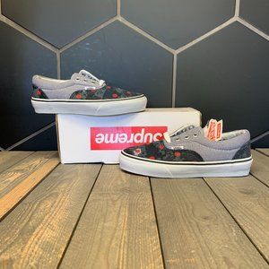 New W/ Damaged Box! Mens Vans Era Pro Comme Des Garcon Navy Digi Camo Size 4